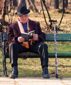 LIXIANG Walking Cane, 5-Level Folding Walking Cane for Men Women Lightweight Adjustable Portable Hand Walking Stick - Balancing Mobility Aid - Sleek Comfortable T Handles (APurple Floral Printing) Violet Print 22 71MP03gMpL