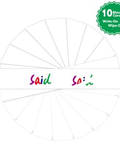 Magnetic Pocket Chart with 10 Dry Erase Cards for Standards,Daily Schedule,Activities,Class demonstrations (Black) Black 9 71MPeecdeJL