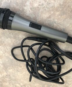 Singing Machine Wired Microphone for Karaoke, (Black) - Unidirectional Dynamic Vocal Microphone - Plug-In Microphone for Karaoke Machine, AMP, & Speaker - Mic for Singing, Public Speaking, & Parties 1 Black 22 71MPtFWOvtL