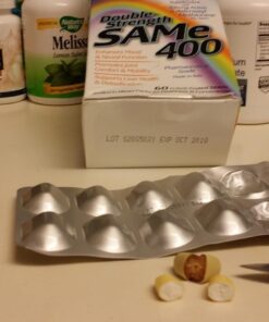 Doctor's Best SAM-e 400 mg, Vegan, Gluten Free, Soy Free, Mood and Joint Support, 60 Enteric Coated Tablets Unflavored 60 Count (Pack of 1) 31 71MQffGhRML