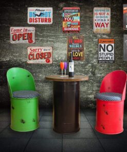 New Deco Warning No Stupid People Beyond This Point Rustic Metal Tin Sign Wall Decor Art 8x12 Inches (20x30cm) 16 71MRrGiKuPL