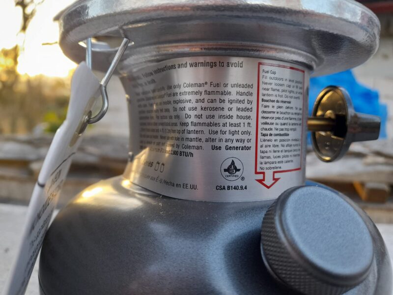 Coleman Premium Dual Fuel Lantern With Carry Case, Portable Lantern