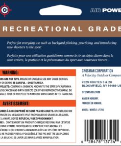 Crosman Gold Flight LF1785 Lead-Free .177-Caliber Penetrator Pointed Pellets, Gold (125-Count) , 1.00 x 1.00 x 1.00" 15 71MTJoNIYbL