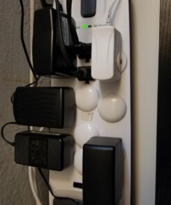 Belkin USB Power Strip Surge Protector - 12 AC Multiple Outlets & 2 USB Ports - 6 ft Long Flat Plug Extension Cord for Home, Office, Travel, Computer Desktop & Charging Brick - White (3,996 Joules) 1 Pack 37 71MTRPrViuL