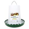 Harris Farms Free Range Hanging Poultry Feeder | Twist Lock Base | 10 Pound,White 10 lb 10 71MTYhSmXTL