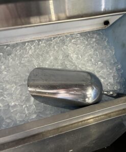 New Star Foodservice 34608 One-Piece Cast Aluminum Round Bottom Bar Ice Flour Utility Scoop, 85-Ounce, Silver (Hand Wash Only) 22 71MTltCHIL