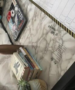 VViViD Architectural White Grey Marble Gloss Vinyl Film Contact Paper 16" x 6.5ft Roll 1 45 71MUCjQ4RgL