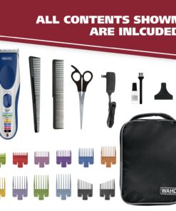 Alternative view of Wahl Color Pro Cordless Rechargeable Hair Clipper & Trimmer – Easy Color-Coded Guide Combs - for Men, Women, & Children – Model 9649P