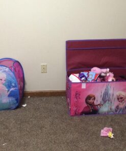 Idea Nuova Disney Frozen Collapsible Children’s Toy Storage Trunk, Durable with Lid 23 71MUagLiNL