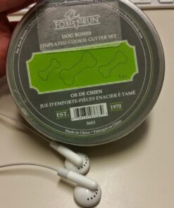 Fox Run Dog Bone Cookie Cutter Set, Stainless Steel, 3-Piece 3 piece 39 71MUhuSOsgL