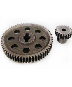 Alternative view of Hobbypower HSP 11184 & 11181 Differential Metal Main Gear 64t Motor Gear 21t