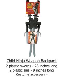 Rubie's Dragon Ninja Child's Backpack Weapon Set, Multicolor 21 71MVgLiyLGL