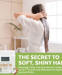 Organic Coconut Oil - Unrefined and Cold-Pressed, Natural Hair Oil, Skin Oil and Cooking Oil with Fresh Flavor, Non-GMO Extra Virgin Coconut Oil (Aceite de Coco), USDA Organic, 32 oz 32 Fl Oz (Pack of 1) 28 71MWEVvWNGL