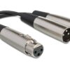 Hosa YXM-121 XLR3F to Dual XLR3M Y Cable, 6 Inch 42 71MWF3TgBZS