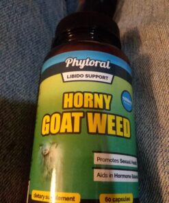 Pure Horny Goat Weed Extract with Maca Powder – Immune Support – Helps Increase Drive and Stamina – Booster for Men and Women Tongkat Ali Plus L-Arginine Increases Energy – 60 Capsules 25 71MWFwYM4gL