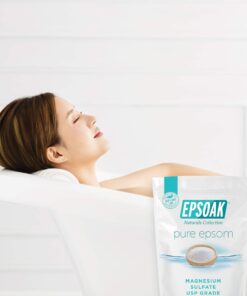 Epsoak Epsom Salt 5 lb Resealable Bulk Bag, Magnesium Sulfate USP. Unscented, Made in The USA, Cruelty-Free Certified 5 Pound (Pack of 1) 16 71MWZnYcs7L