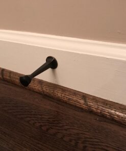 10 Pack - Designers Impressions Oil Rubbed Bronze Heavy Duty Solid Rigid Door Stop w/Rubber Tip : 2546 9 71MWxLOY2yL