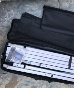 Elite Screens Yard Master 2, 110-INCH Outdoor Projector Screen with Stand 16:9, 8K 4K Ultra HD Fast Fold Portable Movie Screen Foldable Easy Snap On Cinema Theater, OMS110H2 16:9 Aspect Ratio Front Projection 38 71MX5YgRIEL