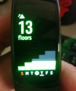 Samsung Gear Fit2 Smartwatch Large, Black 53 71MXktcMaGL