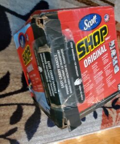 Scott Kimberly-Clark 75190 Scott Shop Towels, 9" x-12", Blue (1 Box of 200) 13 71MXnFYAW7L