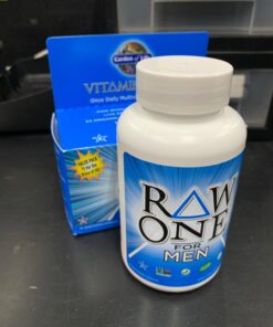 Garden of Life Multivitamin for Men, Vitamin Code Raw One - Once Daily, Vitamins Plus Fruit, Veggies & Probiotics, 75 Count Unflavored 75 Count (Pack of 1) 27 71MZ H0WPQL