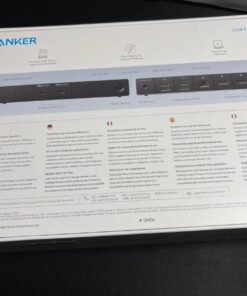 Anker 568 USB-C Docking Station (11-in-1, USB4), Up to 100W Charging for Laptop, 40Gbps Data Transfer, Ethernet, Single 8K, Triple 4K Display, 6 USB Ports for Windows Laptop and More(Gray) 27 71MZQY8ac9L