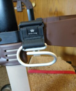 Think King Jumbo Swirly Hook for Strollers/Walkers, Brushed Aluminum/Black 31 71MZbPIZXBL