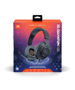 JBL Quantum 100 - Wired Over-Ear Gaming Headphones - Black, Large 35 71MaoxfGNeL