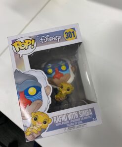 Funko POP Pop Disney Lion King-Rafiki with Simba Toy, Multicolor, 3.75 inches Standard Version 30 71MazsakcKL