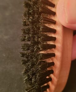 ZEUS Boar Bristle Beard & Mustache Brush for Men, 3.5" Firm-Bristle Small Travel Beard Brush - Made in Germany FIRM BRISTLES 26 71MbLGPY1L