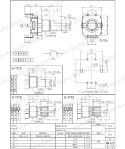 DIYhz 10 Pcs EC11 Rotary Encoder Dode Switch Audio Digital Potentiometer with Switch - 15MM 11 71MbNmw7IbL