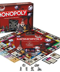 Alternative view of Monopoly Tim Burton's The Nightmare Before Christmas Board Game