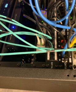 Cable Matters OFNP Plenum Multimode Duplex OM3 Fiber Cable 3.3 Feet / 1m (40Gb 10Gb, LC to LC, 50/125 Fiber Optic Cable, Fiber Patch Cable) 3.3 ft 11 71McHc0t6L