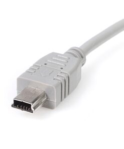 StarTech.com 6 in. USB to Mini USB Cable - USB 2.0 A to Mini B - Gray - Mini USB Cable (USB2HABM6IN) 6in / 15cm Straight 7 71McnCwMM9L