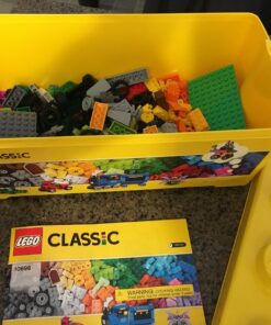 LEGO Classic Medium Creative Brick Box 10696 Building Toy Set - Featuring Storage, Includes Train, Car, and a Tiger Figure, and Playset for Kids, Boys, and Girls Ages 4-99 64 71McpgrRWqL