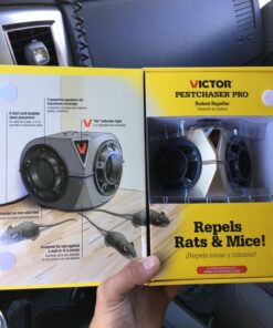 Victor M792 Heavy-Duty Indoor Sonic PestChaser Pro Ultrasonic Mouse, Rat and Other Rodent Repeller Pest Chaser 26 71Md5JeFTL