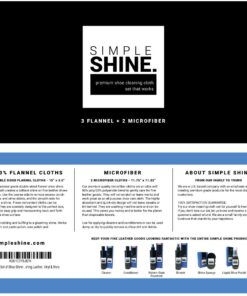 Premium Set Shoe Shining Cloths 3 Flannel & 2 Microfiber | Best for Buffing,Cleaning & Polishing Leather 12 71MdHoWJYJL