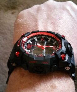 Gosasa Big Dial Digital Watch S Shock Men Military Army Watch Water Resistant LED Sports Watches Green 27 71MefoVBgpL