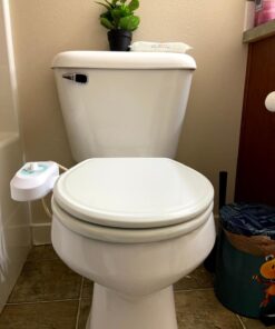 MAYFAIR 848SLOWB 000 Toilet Seat will Slow Close, Never Loosen and Easily Remove, ROUND, Durable Enameled Wood, White 29 71Mf0c8KLsL