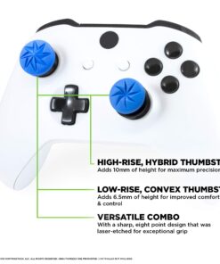 Alternative view of KontrolFreek FPS Freek Edge for Xbox One and Xbox Series X Controller | Performance Thumbsticks | 1 High-Rise Convex, 1 Low-Rise Convex | Blue