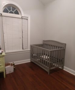 Delta Children Emery 4-in-1 Convertible Baby Crib - Greenguard Gold Certified, Grey 4-in-1 Crib 50 71MfiXFciwL