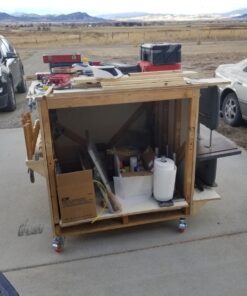 Online Best Service 4 Pack Caster Wheels Swivel Plate On Red Polyurethane Wheels (4 inch with Brake) 4 inch with Brake 35 71Mg eqlEfL