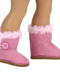 Sophia's Winter Boots for 18" Dolls, Pink 10 71Mg7MxCCIL