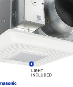 Panasonic FV-1115VKL2 WhisperGreen Select Ventilation Fan with Light and Speed Controls - 110-130-150 CFM - Quiet Ceiling Fan 10 71MgVq55A0L