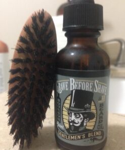 ZEUS Boar Bristle Beard & Mustache Brush for Men, 3.5" Firm-Bristle Small Travel Beard Brush - Made in Germany FIRM BRISTLES 37 71MhjPa1bTL