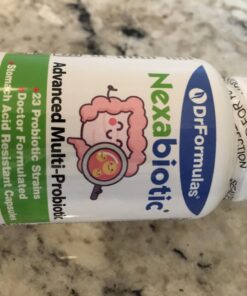 DrFormulas' Best Probiotics for Women & Men | Nexabiotic Multi Probiotic with Saccharomyces Boulardii, Lactobacillus Acidophilus, B. infantis, Prebiotic 60 Count Capsules (Not Pearls) Unflavored for Men and Women 60 Count (Pack of 1) 40 71MhjSqArdL