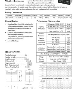 Mighty Max Battery 12V 35AH Replacement Battery Compatible with Minn Kota Sevylor Light Trolling Motor 12 71Mihq0mG2L