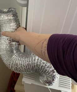 Deflecto Dryer Lint Trap Kit, Indoor Venting with Supurr-Flex Flexible Metallic Duct, Includes Clamps (LTF) 37 71Mim4UrnqL