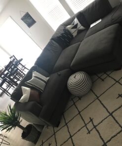 Woven Nook - Modern & Luxurious 18" x 18" Decorative Leather Throw Pillow Covers - Durable Quality & Machine Washable - 100% Polyester Faux Leather, Zulu Design - 4 Pack 18 x 18-Inch Zulu - Black, White, Grey, Brown, Neutral 21 71MindFKniL 2