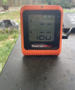 ThermoPro Wireless Meat Thermometer of 650FT for Smoker Oven, Bluetooth Grill Thermometer with Dual Probes, Smart Rechargeable BBQ thermometer for Cooking Turkey Fish Beef 2 Probes 35 71Mir9zOirL